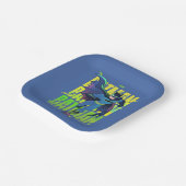 Geef Batman nooit op met grafisch programma Papieren Bordje (Gebogen)