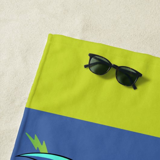 Geef Batman nooit op met grafisch programma Strandlaken (In situ)