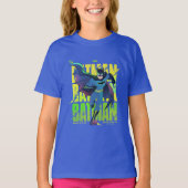 Geef Batman nooit op met grafisch programma T-shirt (Voorkant)