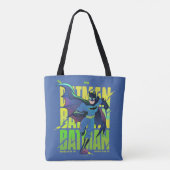 Geef Batman nooit op met grafisch programma Tote Bag (Achterkant)