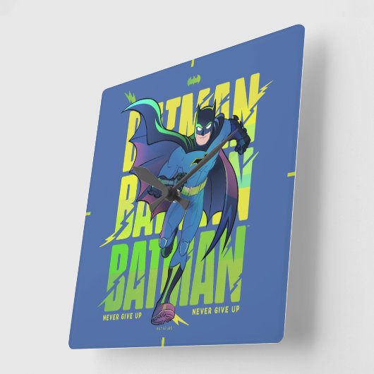 Geef Batman nooit op met grafisch programma Vierkante Klok (Hoek)