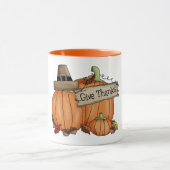 Geef Bedankt 11 oz Combo Mok (Midden)