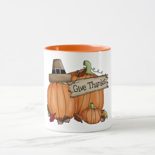 Geef Bedankt 11 oz Combo Mok (Midden)