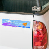Geef bedankt aan de godin van het hemelbijbel vers bumpersticker (Op Truck)