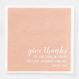 Geef Bedankt aan de Heer der Heren   Schrift Servet