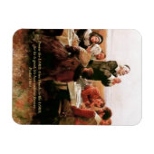 Geef Bedankt aan de Heer. Fine Art Gift Magnet Magneet (Horizontaal)