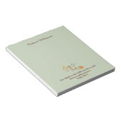 Geef Bedankt aan de Heer | Gepersonaliseerde Chris Notitieblok (Schuin)