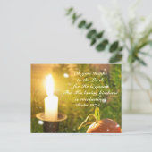 Geef Bedankt aan de Heer, Psalm 107 Briefkaart (Staand voorkant)