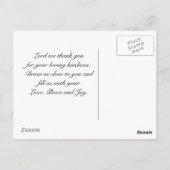 Geef Bedankt aan de Heer, Psalm 107 Briefkaart (Achterkant)