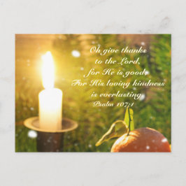 Geef Bedankt aan de Heer, Psalm 107 Briefkaart