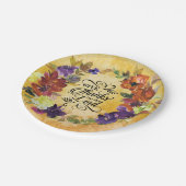 Geef Bedankt aan de Heer, Thanksgiving Papieren Bordje (Gekanteld)