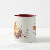 Geef Bedankt aan de Heere Thanksgiving Bijbelvers Mok (Midden)