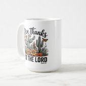 Geef Bedankt aan de Lord Cactus Desert Koffiemok (Voorkant links)