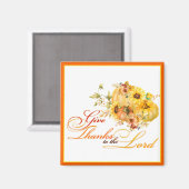 Geef bedankt aan de Lord Thanksgiving Magneet (Voorkant / Achterkant)