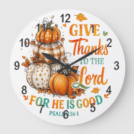 Geef Bedankt aan... Grote Klok (Voorkant)