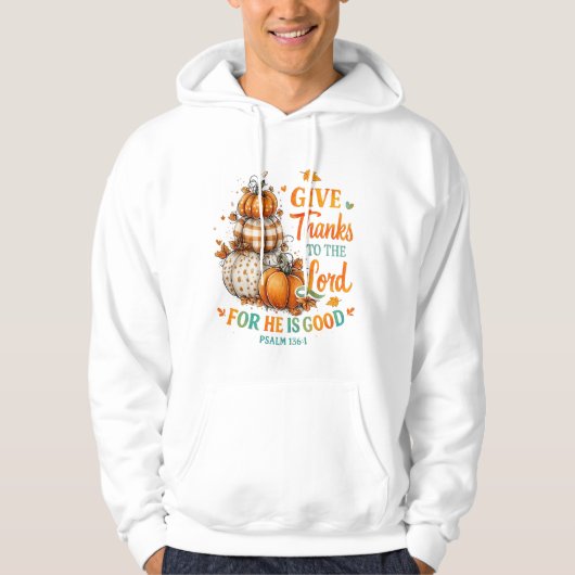 Geef Bedankt aan... Hoodie (Voorkant)