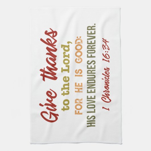 Geef bedankt aan Lord Kitchen Dish Towels Theedoek (Verticaal)