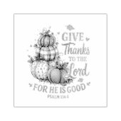 Geef Bedankt aan... Rubberstempel (Afrduk)