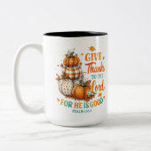 Geef Bedankt aan... Tweekleurige Koffiemok (Links)