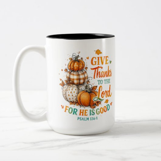 Geef Bedankt aan... Tweekleurige Koffiemok (Links)