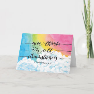 Geef Bedankt alle omstandigheden