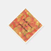 Geef Bedankt Autumn Leaves Napkins Servet (Hoek)