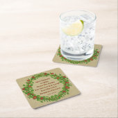 Geef Bedankt Bless Zijn naam Heer is goed - Kartonnen Onderzetters (Insitu)