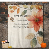 Geef Bedankt Bloemen Vriendschap Afbeelding Achter Wandkleed