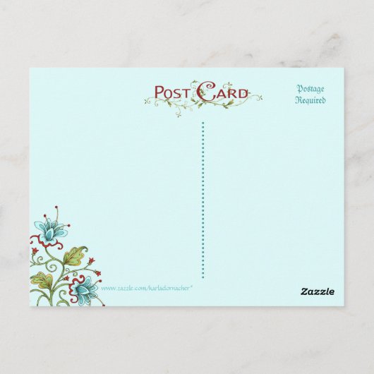 Geef Bedankt - Briefkaart (Achterkant)