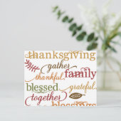 Geef Bedankt Briefkaarten (Staand voorkant)