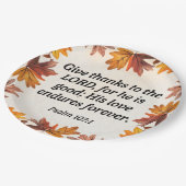 Geef Bedankt Collectie Papieren Bordje (Gekanteld)