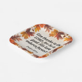 Geef Bedankt Collectie Papieren Bordje (Gebogen)