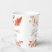 Geef Bedankt de Rustige Thanksgiving van de Blader Papieren Bekers (Links)