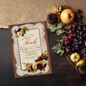  Geef Bedankt Diner Kaart