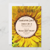 "Geef Bedankt een uitnodiging tot Thanksgiving voo (Voorkant)