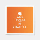 GEEF BEDANKT EN BEN GRATIS SERVETTEN (Voorkant)