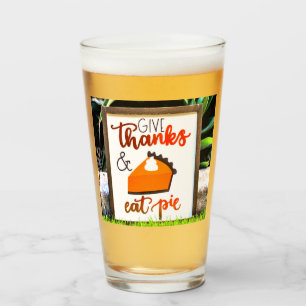 Geef Bedankt en eet Thanksgiving uit Glas