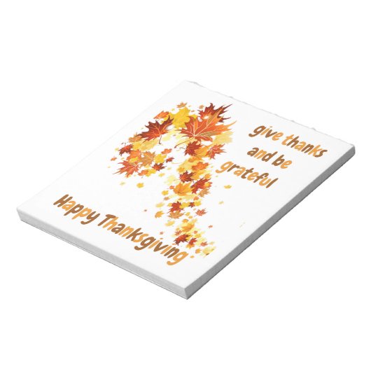 Geef Bedankt en wees dankbaar Notitieblok (Linkerzijde)