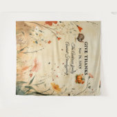 Geef Bedankt Friendsgiving Party Afbeelding Achter Wandkleed (Voorkant (horizontaal))