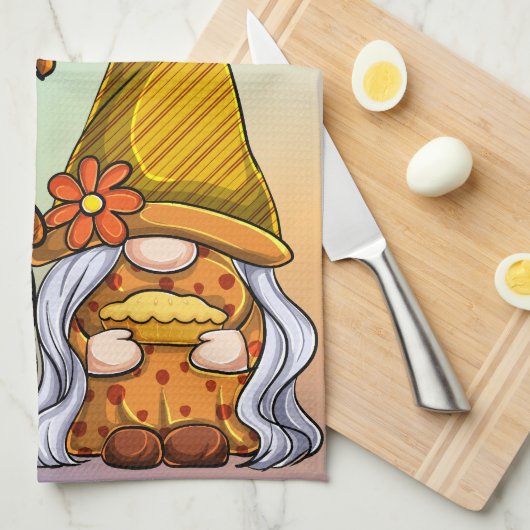 Geef Bedankt Gmomes Theedoek (Quarter Fold)