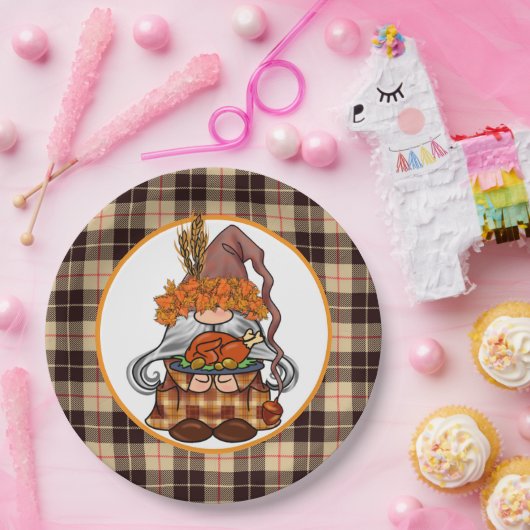 Geef Bedankt Gnome Papieren Bordje (Feest)