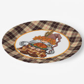 Geef Bedankt Gnome Papieren Bordje (Gekanteld)