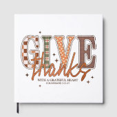 Geef Bedankt Herfst Gastenboek (Voorkant)