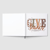 Geef Bedankt Herfst Gastenboek (Volledig)