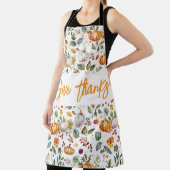 GEEF BEDANKT Herfst Herfst Pompoenen & Bladeren Va Schort (Insitu)