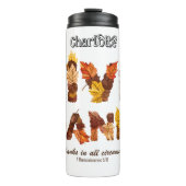 Geef Bedankt in alle omstandigheden Thermosbeker (Voorkant)