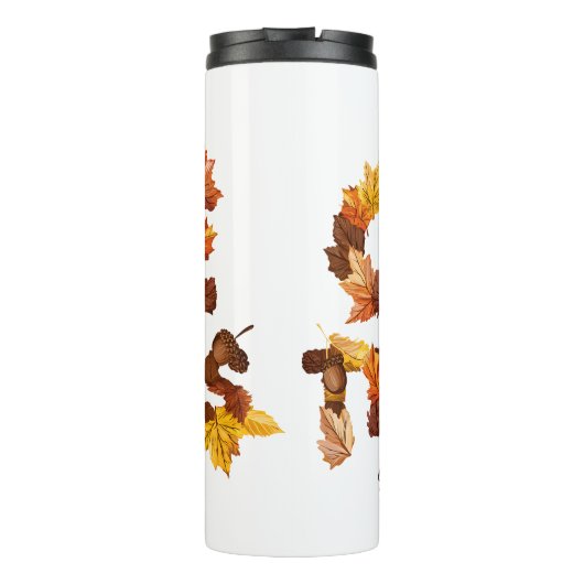 Geef Bedankt in alle omstandigheden Thermosbeker (Achterkant)