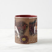 Geef bedankt indiaanse koffie-mok mok (Midden)