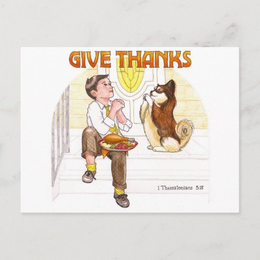 Geef Bedankt Inspirerend Briefkaart (Voorkant)