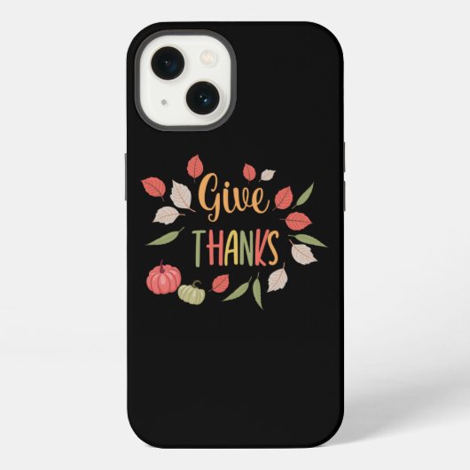 Geef Bedankt! iPhone Hoesje (Achterkant)